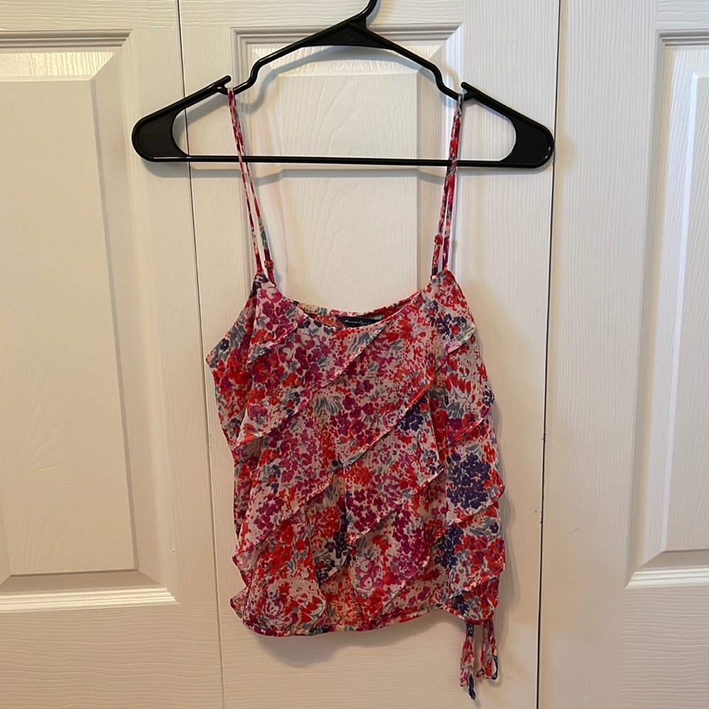 Floral tank top